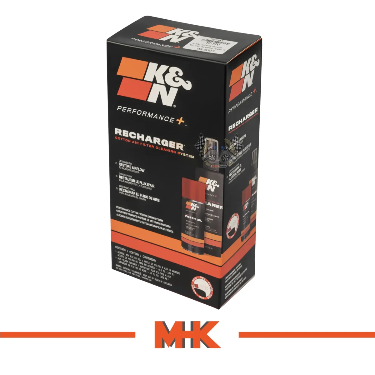 خرید کیت شستشوی فیلتر هوا اورجینال K&N