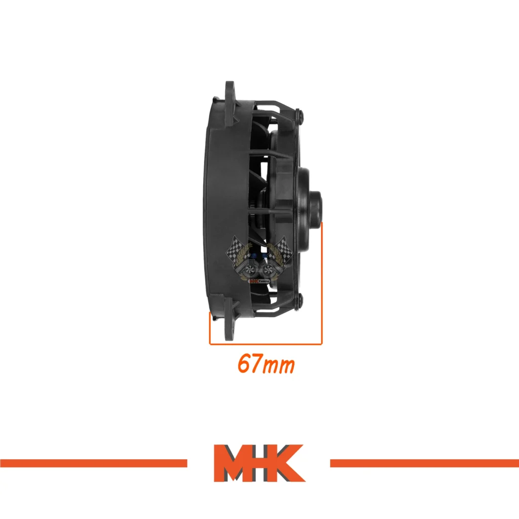 ابعاد فن رادیاتور 80 وات 5.5 inch