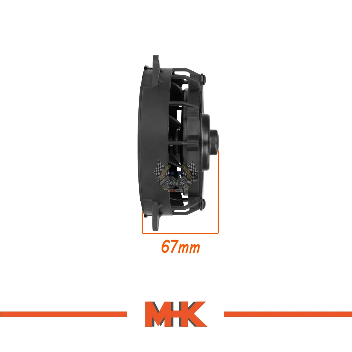 ابعاد فن رادیاتور 80 وات 5.5 inch
