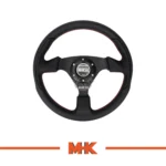 فرمان اسپرت تخت چرم دوخت قرمز SPARCO