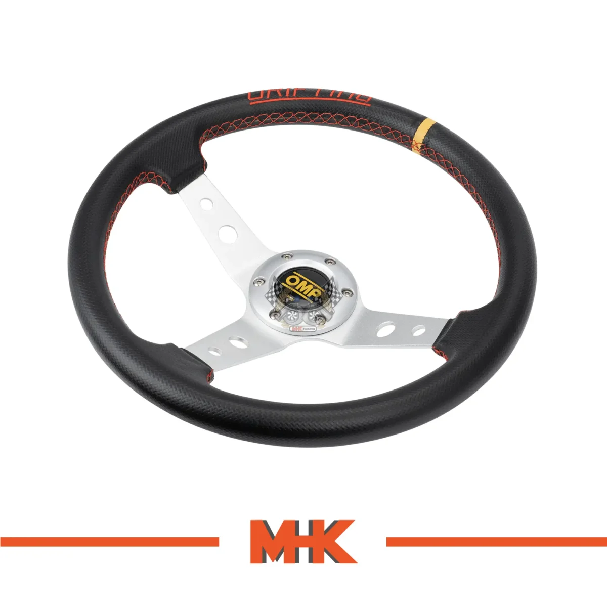 خرید فرمان اسپرت گود چرم OMP مدل DRIFTING