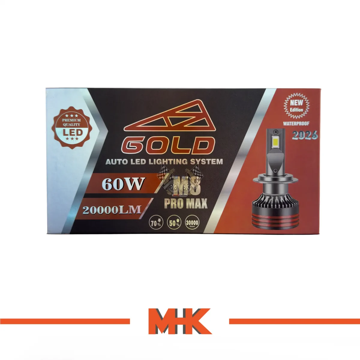 جعبه هدلایت GOLD مدل M8 PROMAX